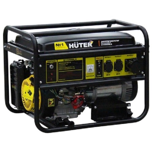 Бензогенератор Huter DY9500LX, 7,5кВт, электростартер картинка